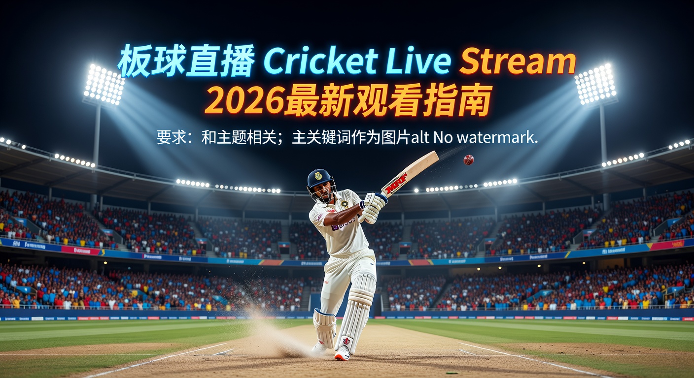 板球直播 Cricket Live Stream 2026最佳观看指南
